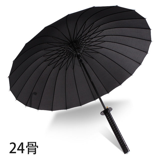Japanischer Samurai-Regenschirm, stark, winddicht, halbautomatisch, langer Regenschirm, groß, Mann und Frau, Business-Regenschirme, Herren, Paraguas