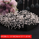 YouLaPan HP240 Silver Diamonds Bridal Crown Wedding Hair Accessories Bridal Headwear Rhinestone Headband for Women Headpiece