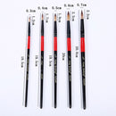 Artist Paint Brush Set 5Pcs High Quality Nylon Hair Wood Black Handle Watercolor Acrylic Oil Brush Painting Art Supplies