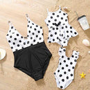 Fashion Mommy And Me Clothes Family Swimwear For Mother Daughter Swimsuit Matching Bikini Women Girls Clothes