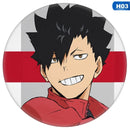 Anime Haikyuu!! Brooch Metal Volleyball Boy Badge Cosplay Backpack Clothes Accessories
