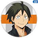 Anime Haikyuu!! Brooch Metal Volleyball Boy Badge Cosplay Backpack Clothes Accessories