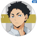 Anime Haikyuu!! Brooch Metal Volleyball Boy Badge Cosplay Backpack Clothes Accessories
