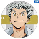 Anime Haikyuu!! Brooch Metal Volleyball Boy Badge Cosplay Backpack Clothes Accessories