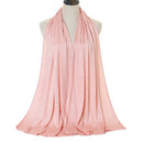 Modischer Hijab-Schal aus modalem Baumwolljersey, langer muslimischer Schal, einfarbig, weich, Turban, Krawatte, Kopfwickel für Frauen, Afrika, Stirnband, 170 x 60 cm