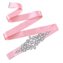 TOPQUEEN S01 Luxury Silver Rhinestone Wedding Belts Girdles for Dress Female Accessories Bridesmaid Women Dress Sequin Belt