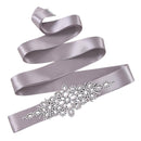 TOPQUEEN S01 Luxury Silver Rhinestone Wedding Belts Girdles for Dress Female Accessories Bridesmaid Women Dress Sequin Belt
