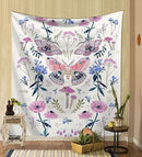 Fondo de tela colgante psicodélico nórdico, revestimiento de pared, decoración del hogar, manta de pared, tapiz, colgante de pared del dormitorio, 95*73cm