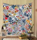 Fondo de tela colgante psicodélico nórdico, revestimiento de pared, decoración del hogar, manta de pared, tapiz, colgante de pared del dormitorio, 95*73cm