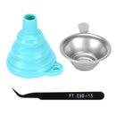 New Metal UV Resin Filter Cup+Silicon SLA 3D Printer UV Resin funnel 3d printer parts