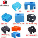 3D Printer Parts Silicone Sock for V6 Volcano MK8/MK9/CR10/CR10S Heated Block Warm Keeping Cover