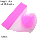 Rollo de Organza de tul para boda de 5/10m, tela de Organza de cristal transparente para decoración de boda, hilo de boda, suministros para eventos y fiestas de cumpleaños