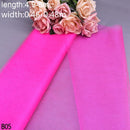 Rollo de Organza de tul para boda de 5/10m, tela de Organza de cristal transparente para decoración de boda, hilo de boda, suministros para eventos y fiestas de cumpleaños