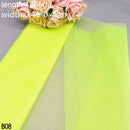 Rollo de Organza de tul para boda de 5/10m, tela de Organza de cristal transparente para decoración de boda, hilo de boda, suministros para eventos y fiestas de cumpleaños