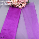 Rollo de Organza de tul para boda de 5/10m, tela de Organza de cristal transparente para decoración de boda, hilo de boda, suministros para eventos y fiestas de cumpleaños