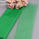 Rollo de Organza de tul para boda de 5/10m, tela de Organza de cristal transparente para decoración de boda, hilo de boda, suministros para eventos y fiestas de cumpleaños