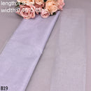 Rollo de Organza de tul para boda de 5/10m, tela de Organza de cristal transparente para decoración de boda, hilo de boda, suministros para eventos y fiestas de cumpleaños
