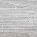 HaoHome gris grano de madera pelar y pegar papel tapiz madera Shlef Liner papel de Contacto extraíble autoadhesivo gris revestimiento de paredes