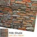 Kaguyahime 3D Wallpaper DIY Marble Sticker Waterproof Stickers Wall Papers Home decor Kids Room 3D Self-Adhesive Wallpaper Brick