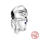 100% 925 Sterling Silber Feder Stammbaum Schneeflocken Junge baumeln Perlen passend für Original Pandora Charms Armbänder DIY Damen Schmuck