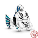 100% 925 Sterling Silber Feder Stammbaum Schneeflocken Junge baumeln Perlen passend für Original Pandora Charms Armbänder DIY Damen Schmuck