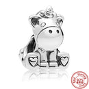 100% 925 Sterling Silber Feder Stammbaum Schneeflocken Junge baumeln Perlen passend für Original Pandora Charms Armbänder DIY Damen Schmuck