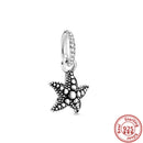 100% 925 Sterling Silber Feder Stammbaum Schneeflocken Junge baumeln Perlen passend für Original Pandora Charms Armbänder DIY Damen Schmuck