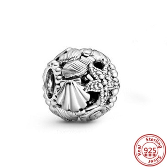 100% 925 Sterling Silber Feder Stammbaum Schneeflocken Junge baumeln Perlen passend für Original Pandora Charms Armbänder DIY Damen Schmuck