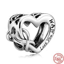 100% 925 Sterling Silber Feder Stammbaum Schneeflocken Junge baumeln Perlen passend für Original Pandora Charms Armbänder DIY Damen Schmuck