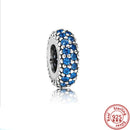 100% 925 Sterling Silber Feder Stammbaum Schneeflocken Junge baumeln Perlen passend für Original Pandora Charms Armbänder DIY Damen Schmuck