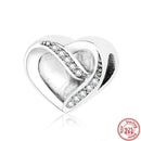 100% 925 Sterling Silber Feder Stammbaum Schneeflocken Junge baumeln Perlen passend für Original Pandora Charms Armbänder DIY Damen Schmuck