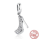 100% 925 Sterling Silber Feder Stammbaum Schneeflocken Junge baumeln Perlen passend für Original Pandora Charms Armbänder DIY Damen Schmuck