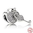 100% 925 Sterling Silber Feder Stammbaum Schneeflocken Junge baumeln Perlen passend für Original Pandora Charms Armbänder DIY Damen Schmuck