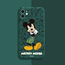 DISNEY 2021 Minnie Silicone Case for IPhone 11 Pro Xs Max iPhone SE 2020 6 6S 7 8 Plus Official Liquid Silicon 360 Full Cover