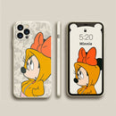 DISNEY 2021 Minnie Silicone Case for IPhone 11 Pro Xs Max iPhone SE 2020 6 6S 7 8 Plus Official Liquid Silicon 360 Full Cover