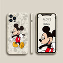 DISNEY 2021 Minnie Silicone Case for IPhone 11 Pro Xs Max iPhone SE 2020 6 6S 7 8 Plus Official Liquid Silicon 360 Full Cover