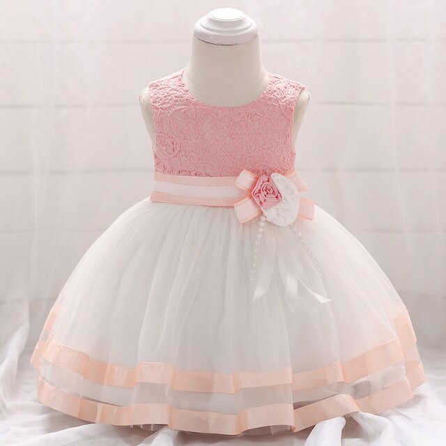 Dress for Girl Baby Party Girl Baby Clothing Toddler Clothes Infant Christening Gown First 1st Birthday Dress