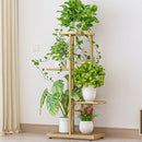 4 Tier 5 Topfpflanzenständer Mehrere Blumentopfhalter Regale Pflanzgefäß Rack Storage Organizer Display für Indoor Garden Balkon