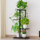 4 Tier 5 Topfpflanzenständer Mehrere Blumentopfhalter Regale Pflanzgefäß Rack Storage Organizer Display für Indoor Garden Balkon