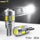 Xukey 2pcs 3W 12V T10 White Car ERROR FREE Led Lights W5W 501 168 194 Clearance Parking Lamp Auto Wedge Signal Bulbs 6000K HID