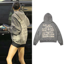 Kanye West Pullover Fleece Hoodies Kendall Jenner Print Sudadera Stranger Things Foaming Printing Hoodies Streetwear Hombres
