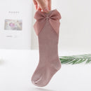 2020 Baby Girls Socks New Toddlers Girl Big Bow Knee High Long Soft Kids Socks Bowknot 100% Cotton 0-3 Years Newborn Socks
