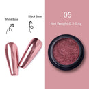 Holographics Powder Nail Glitter Laser Silver Pink Glitter Chrome Nail Powder Shimmer Gel Polish Flakes for Pigment Dust