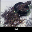 Holographics Powder Nail Glitter Laser Silver Pink Glitter Chrome Nail Powder Shimmer Gel Polish Flakes for Pigment Dust