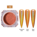 Holographics Powder Nail Glitter Laser Silver Pink Glitter Chrome Nail Powder Shimmer Gel Polish Flakes for Pigment Dust