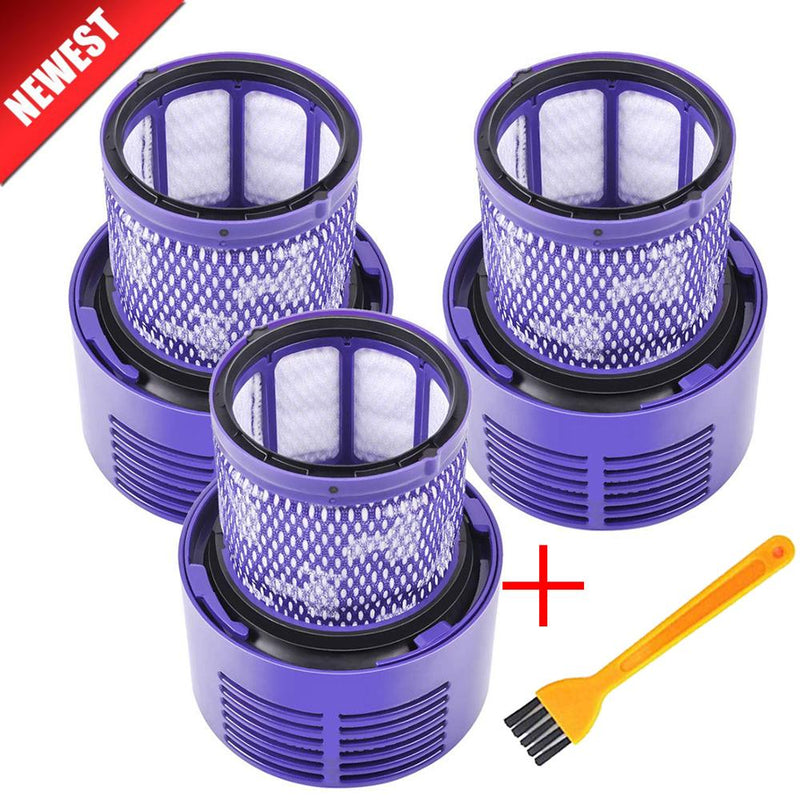 Washable Big Filter Unit For Dyson V10 Sv12 Cyclone Animal Absolute Total Clean Cordless Vacuum Cleaner, Replace Filter