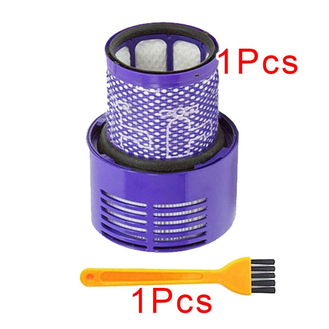 Waschbare große Filtereinheit für Dyson V10 Sv12 Cyclone Animal Absolute Total Clean Akku-Staubsauger, Filter ersetzen