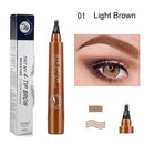 Microblading Eyebrow Pen Waterproof Fork Tip Eyebrow Tattoo Pencil Long Lasting Professional Fine Sketch Liquid Eye Brow Pencil
