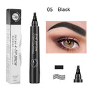 Microblading Eyebrow Pen Waterproof Fork Tip Eyebrow Tattoo Pencil Long Lasting Professional Fine Sketch Liquid Eye Brow Pencil
