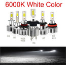 2pcs 60W 12000LM Car LED Headlight Bulbs H11 9006 HB4 9005 HB3 H4 H7 H8 H9 H1 Mini Headlight Kit for High/Beam Bulb Fog Light
